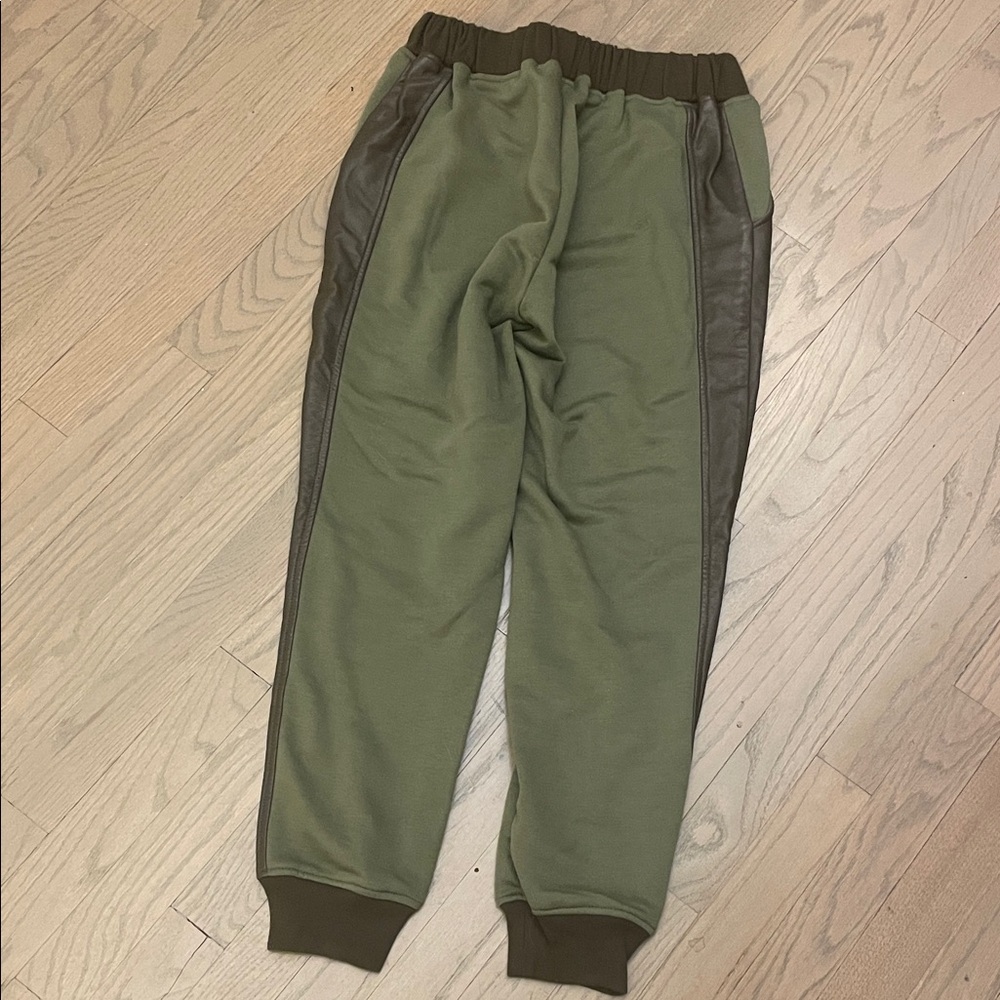 Pritch Olive Green  and Brown Jogger Pants